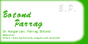 botond parrag business card